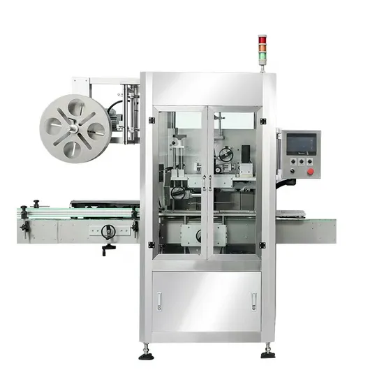 Étiqueteuse automatique de bouteilles à manchon rétractable en PVC