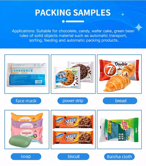 Fully Automatic Horizontal Wrapping Flow Pack Packing Machine for Lolly Popsicle