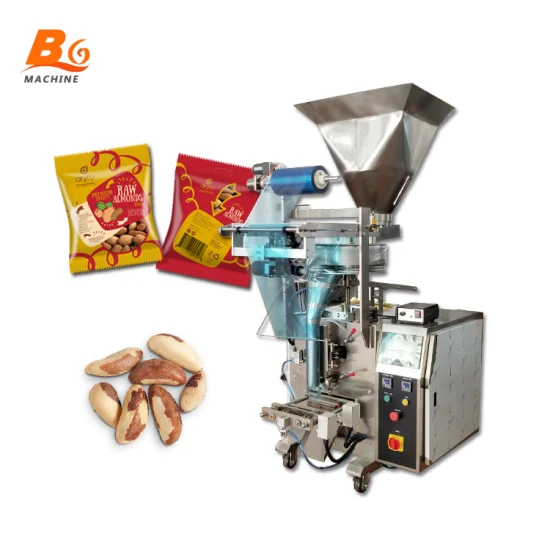 Sel de casse-croûte vertical automatique de granule/déshydratant/graines/épice/sucre/pop-corn/café/noix/arachide/légumineuse/sachet de fruits secs emballage alimentaire Machine de remplissage d'emballage