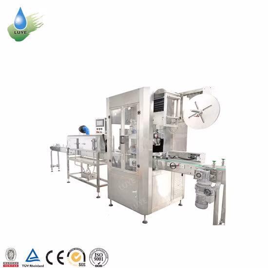 Étiqueteuse automatique à manchon rétractable pour bouteilles à grande vitesse