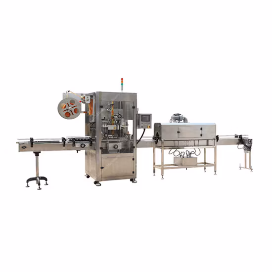 Etiqueteuse automatique à grande vitesse pour manchons rétractables pour bouteilles en PET