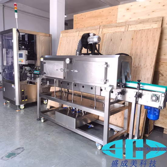 Machine de gainage et de rétrécissement d'étiquettes TB-150